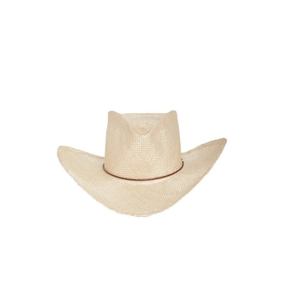 Gladys Tamez Millinery Reid Straw Hat Panama Natural - Picture 2 of 9
